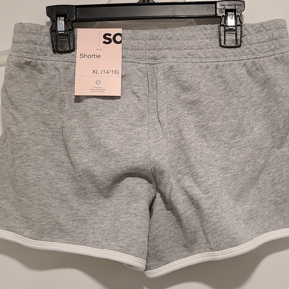 SO Shortie Drawstring Shorts XL 14/16 NEW WITH TAGS - Picture 2 of 2
